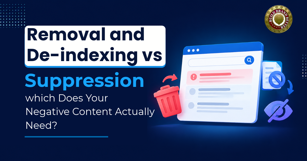 Removal vs De-indexing vs Suppression: